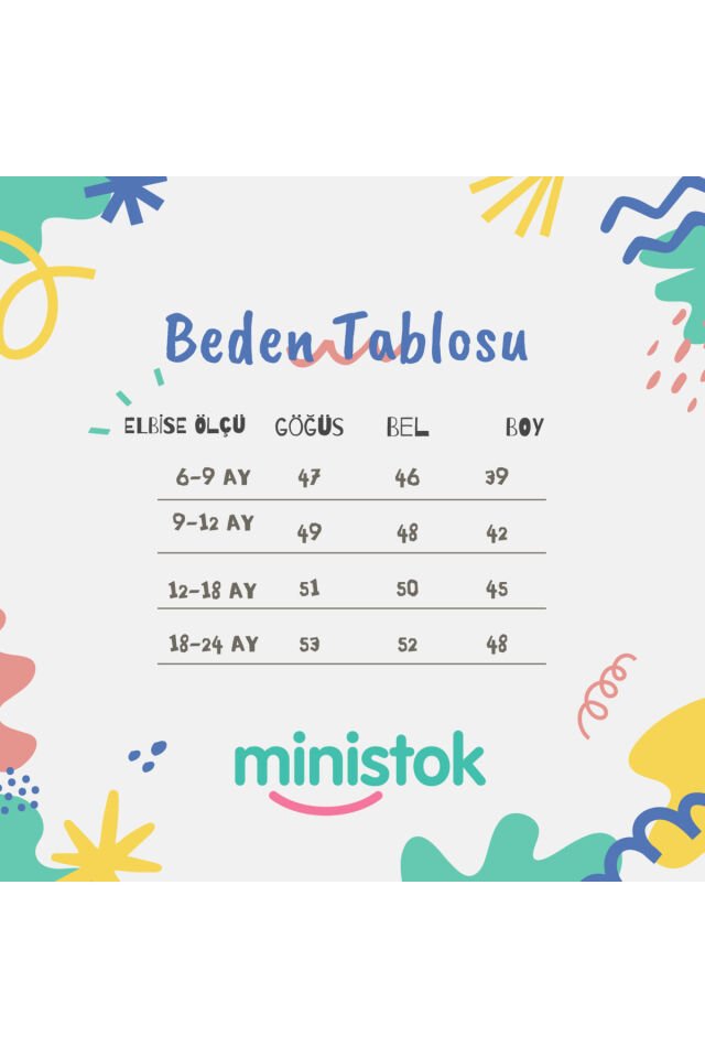 Mira Fırfır Yakalı ve Nakışlı Kız Bebek Elbise