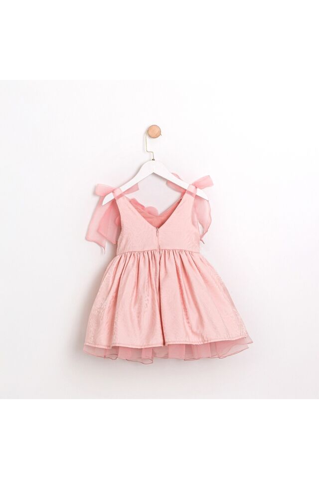 Jasmine Askılı Bej Kız Çocuk Elbise