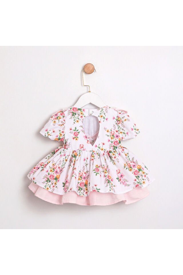 Chelsea Çiçekli Kız Bebek Elbise