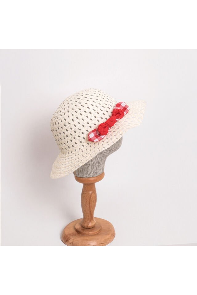 Selly Kiraz Nakışlı Şapkalı Kız Çocuk Elbise