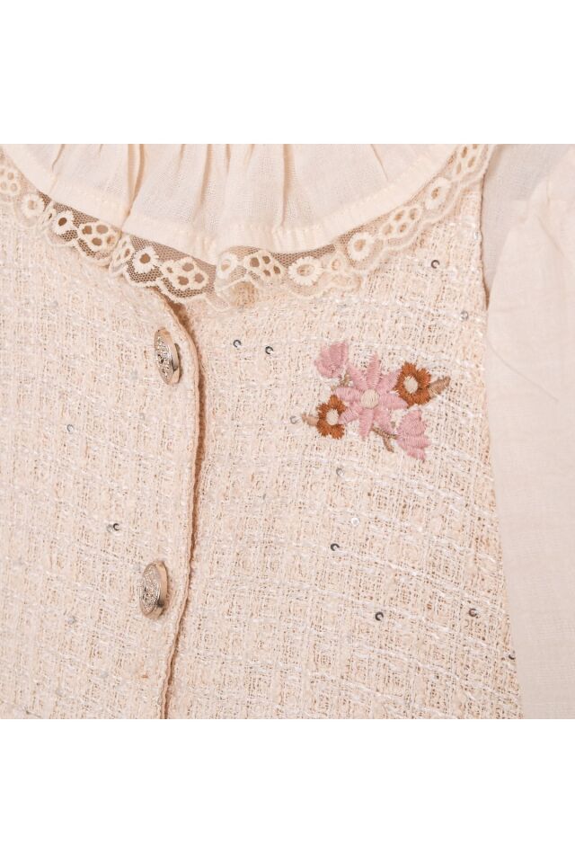 Mina Jİle içine Gömlekli İkili Kız Çocuk Takım