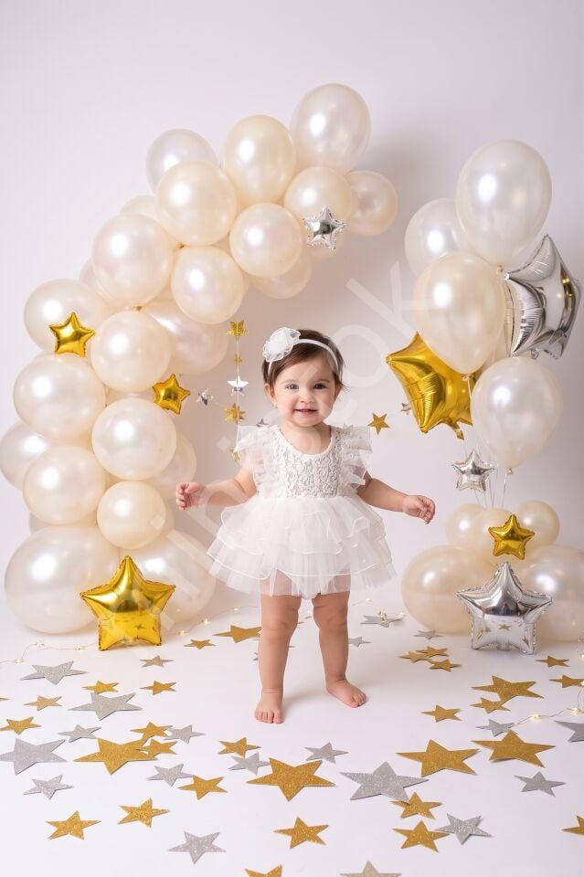 Bonita Dantelli Arkası Fiyonklu Kız Bebek Romper