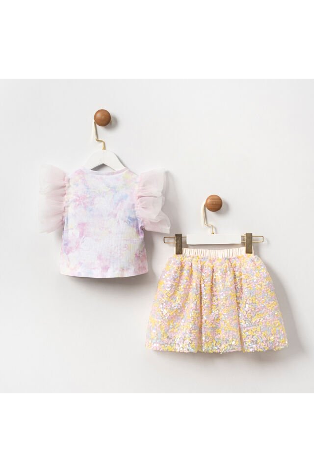 Birthday Queen Konfeti Kız Çocuk İkili Takım