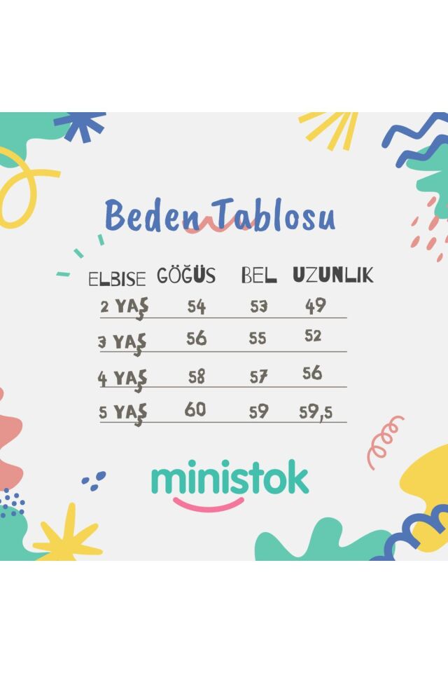 MIRAN KIZ ELBİSE Mavi - 3 Yaş