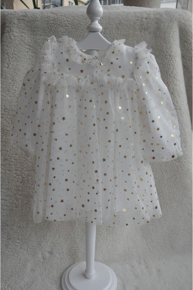 Shine Star Beyaz Elbise